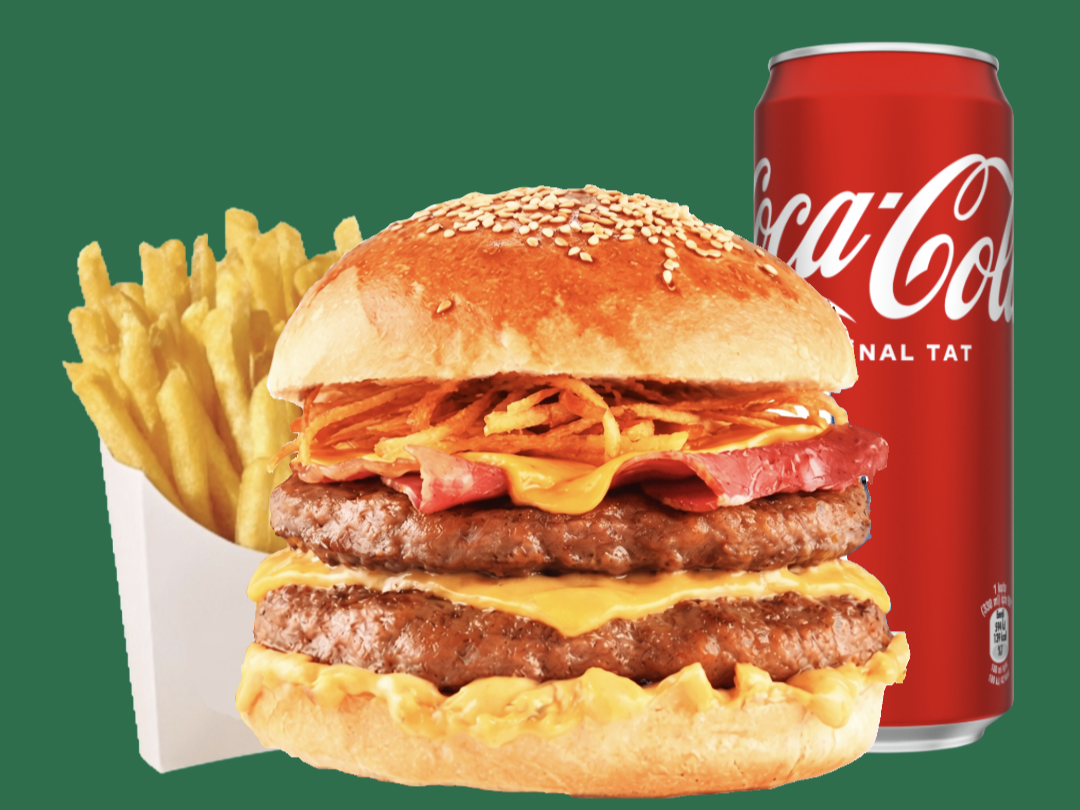 Star Fümeli Double Burger Menü